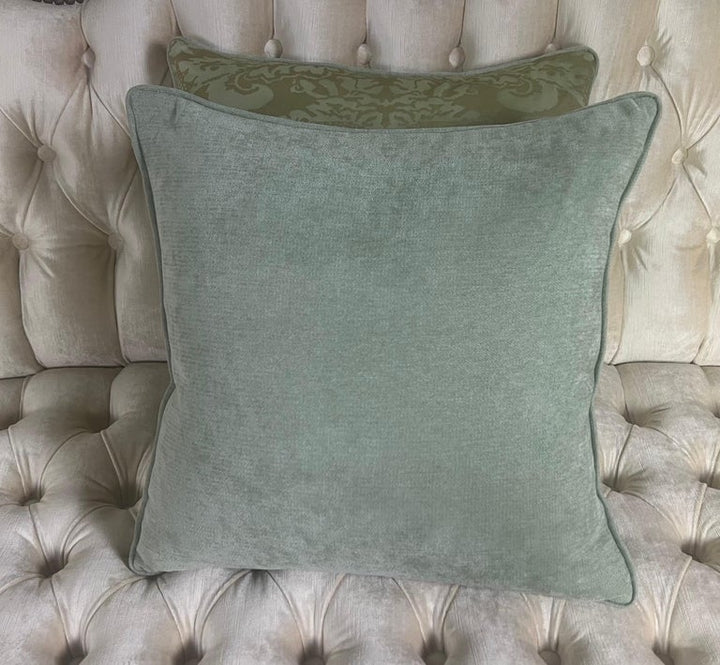 Pair of Fortuny Style Textile Pillows