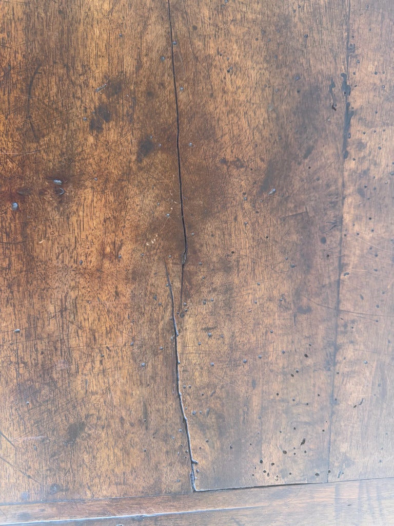 18th Century French Louis XV Provincial Buffet in Solid Walnut