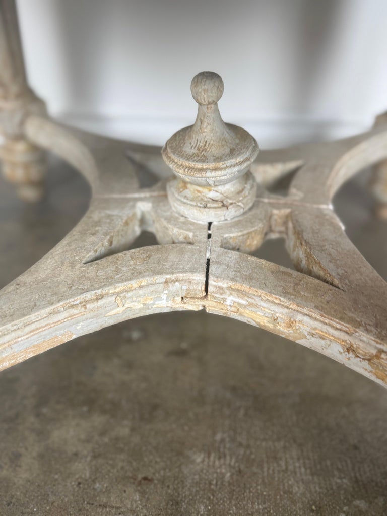 French Neoclassical upholstered ottoman, early 20th century.