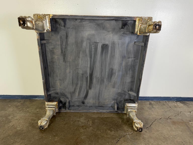Italian Baroque Style Silvered Coffee Table