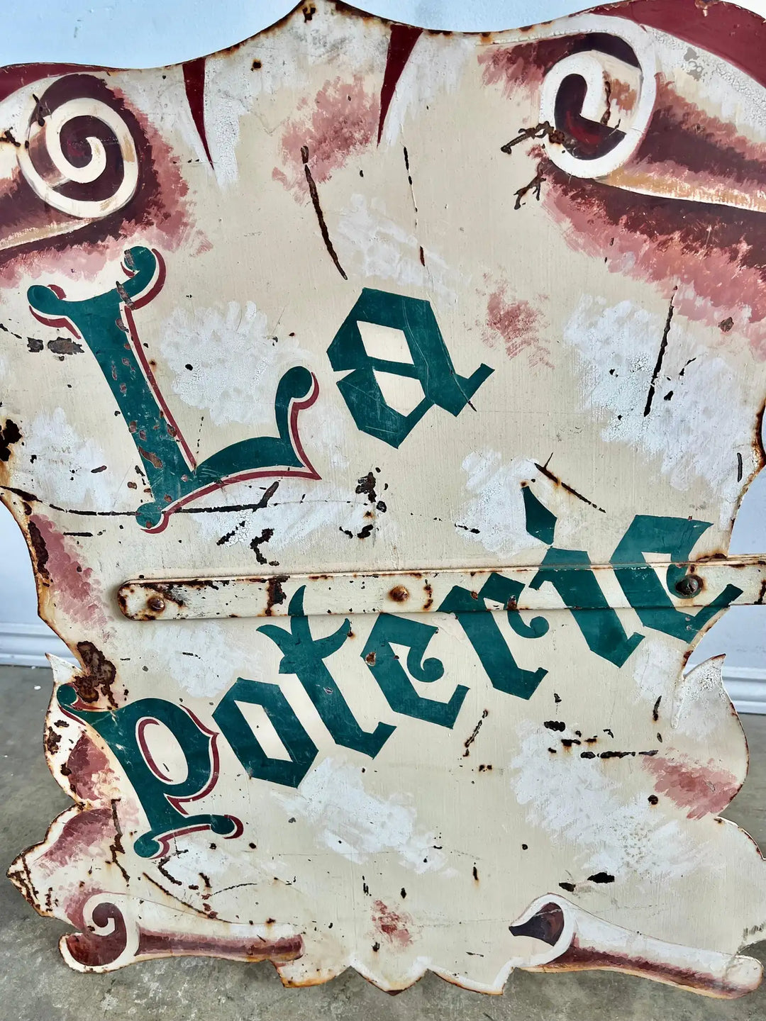 Two Side Enamel painted French Sign