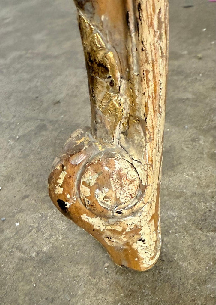 Set of Eight 18th-Century Style French Louis XV Carved & Giltwood Dining Chairs