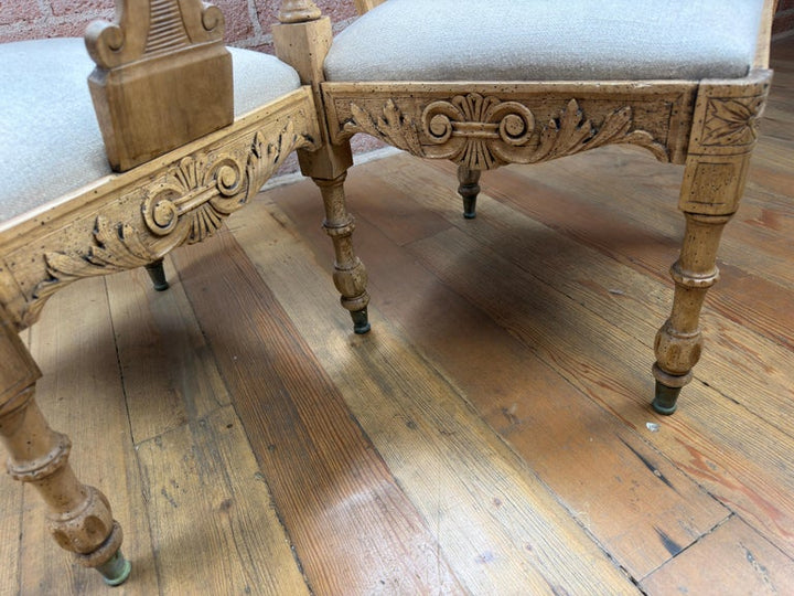 19th Century Italian Renaissance Venetian Tête-à-Tête Courting Bench w/ Cherubs