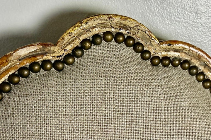 Set of Eight 18th-Century Style French Louis XV Carved & Giltwood Dining Chairs