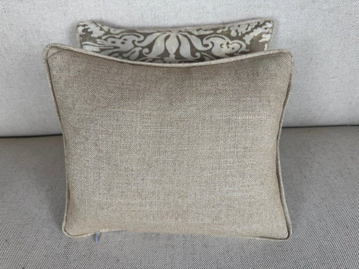 Pair of Petite Fortuny Venetian Textile Pillows
