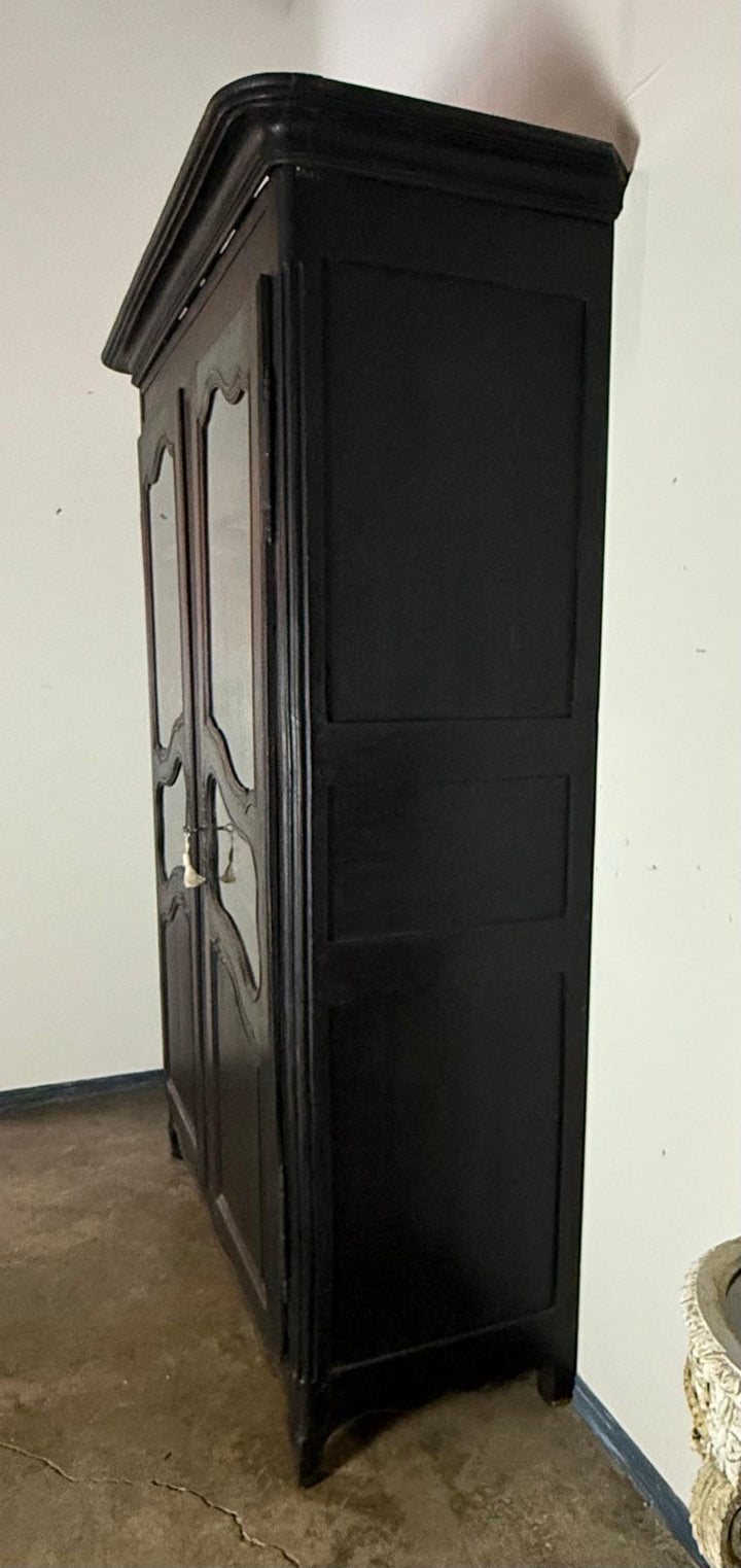19th C. Napoleon III Painted Armoire