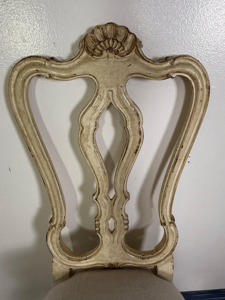 Set of Eight French Louis XV Style Dining Chairs
