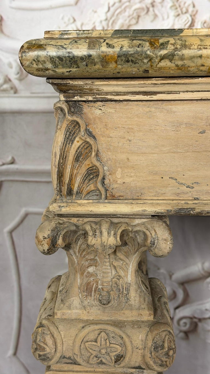 Pair of French Baroque Louis XIV Style Console Tables