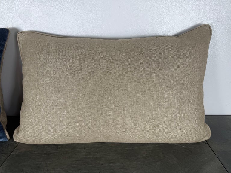 Pair of Pillows with 18th Century French Tapestry Panels by Melissa Levinson