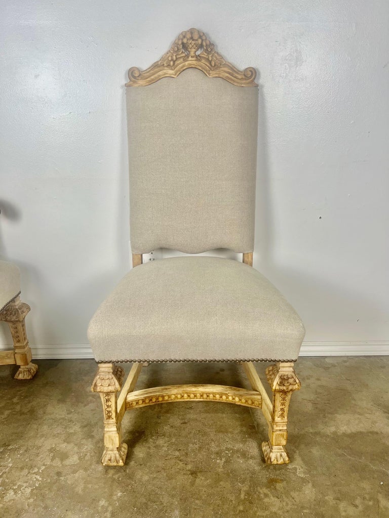 Set of Ten 19th C. Italian Dining Chairs