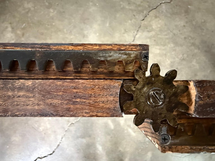 Monumental French Oak Farmhouse Extending Dining Table