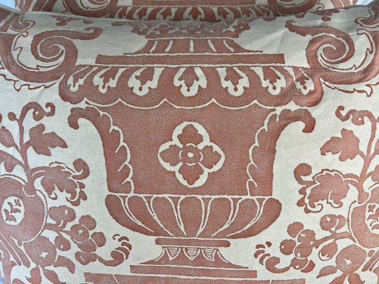 Pair of Carnavalet Patterned Fortuny Pillows