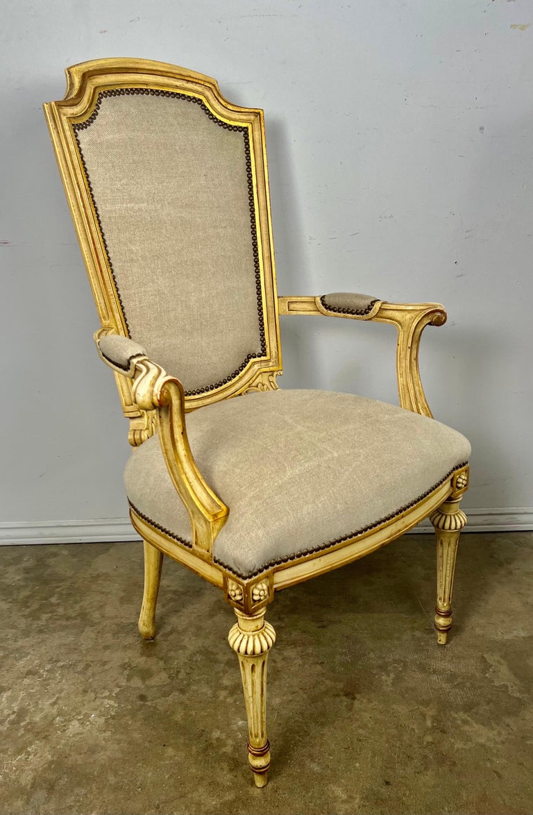 Set of Eight Neoclassical Style Dining Chairs