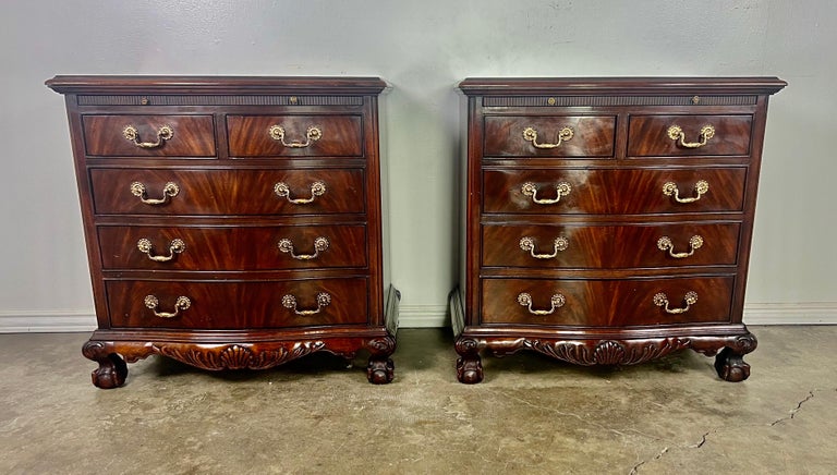 Pair of Heritage Federal Style Chests of Drawers