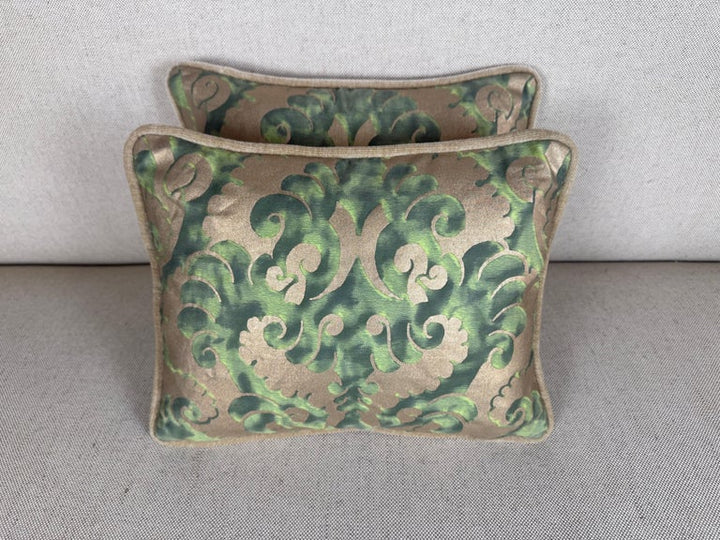 Pair of Petite Fortuny Venetian Textile Pillows