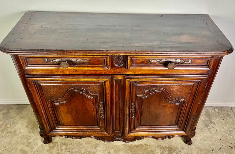 18th C. French Walnut Buffet