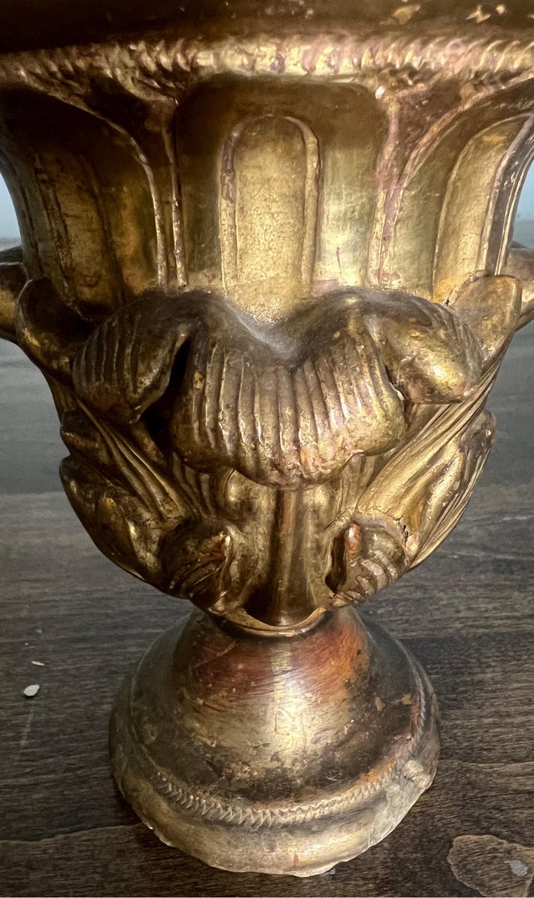 19th Century Italian Gilt Wood Finial