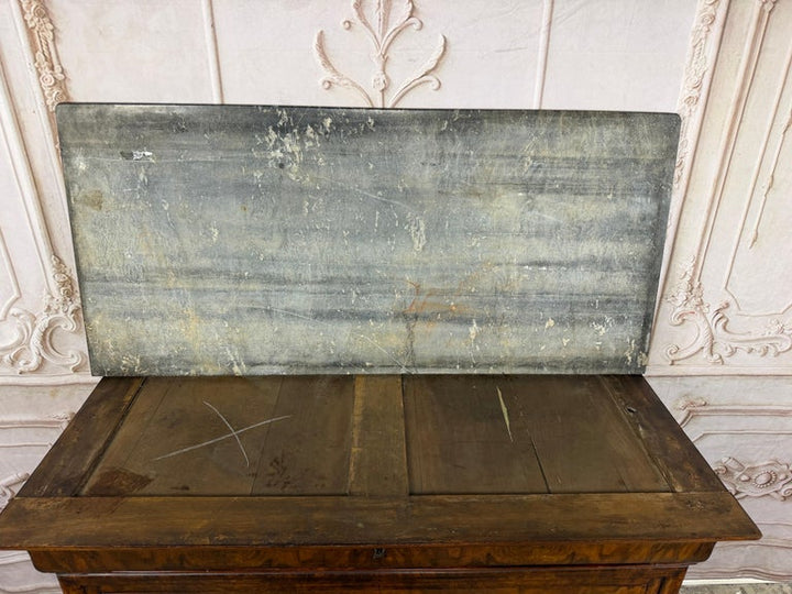 Antique French Louis Philippe Burl Walnut Commode-Marble Top