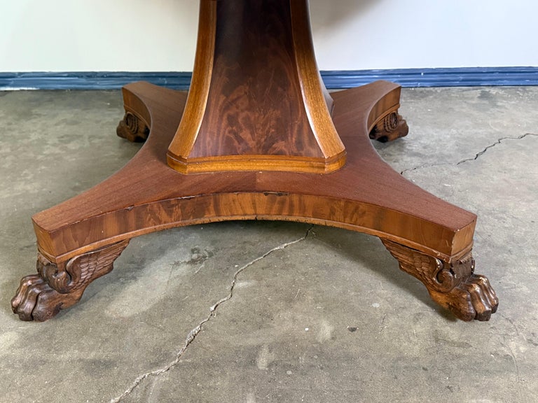 Early 20th C. Davenport Pedestal Table