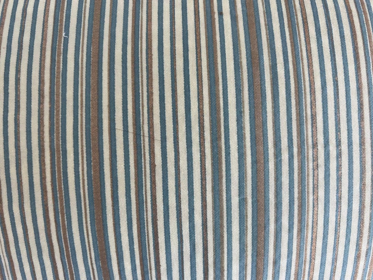 Pair of Unique Striped Fortuny Cotton Pillows