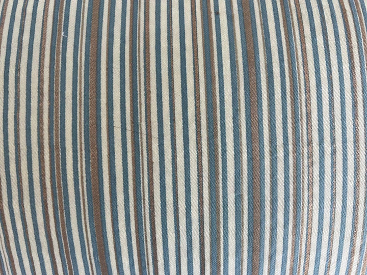 Pair of Unique Striped Fortuny Cotton Pillows