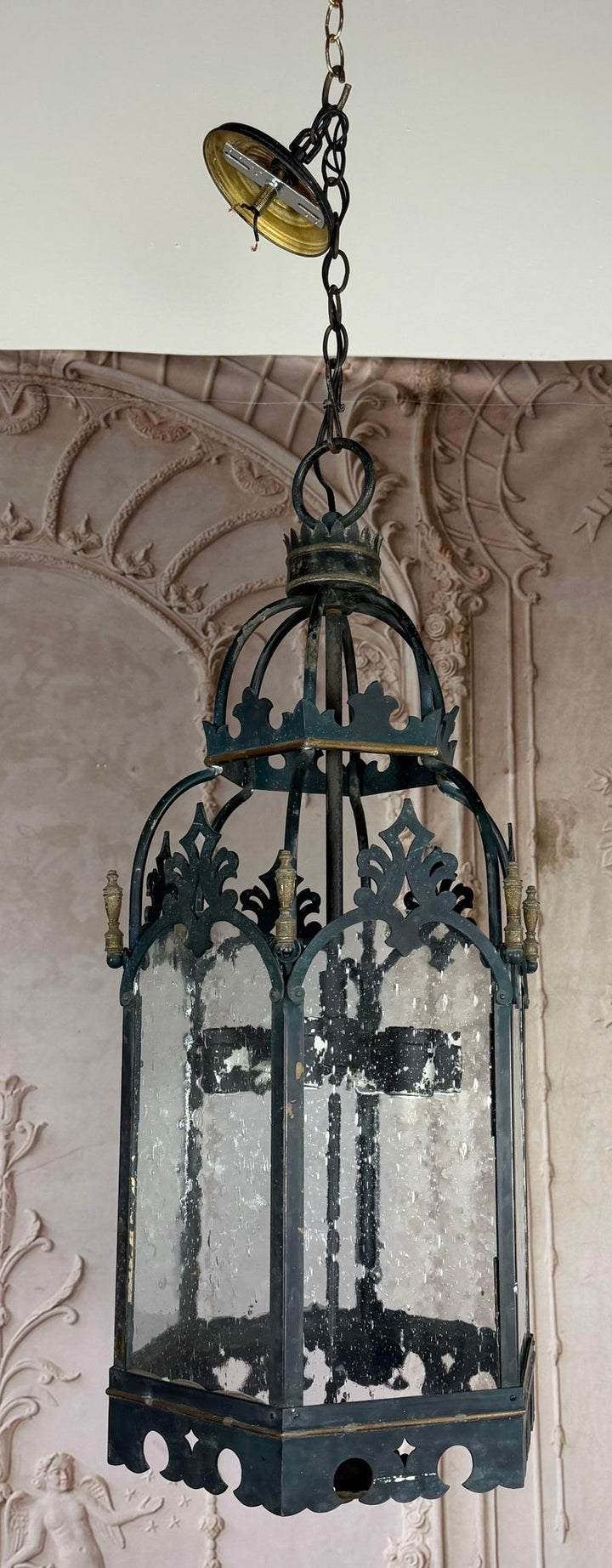 French Gothic Revival Lantern Pendant