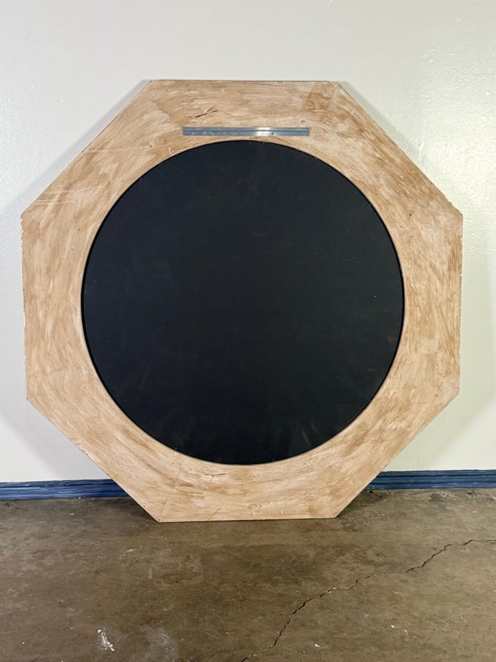 Monumental Neoclassical Style Painted Octagonal Mirror