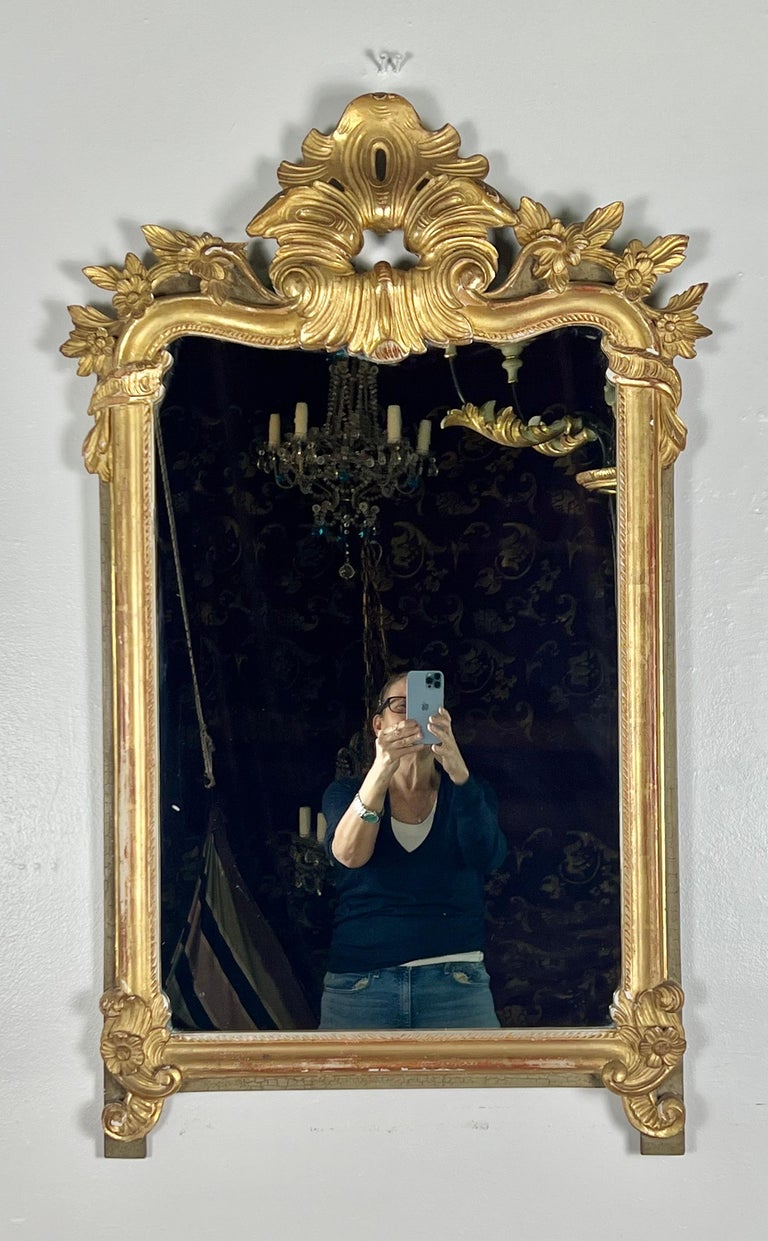 19th Century French Giltwood Mirror