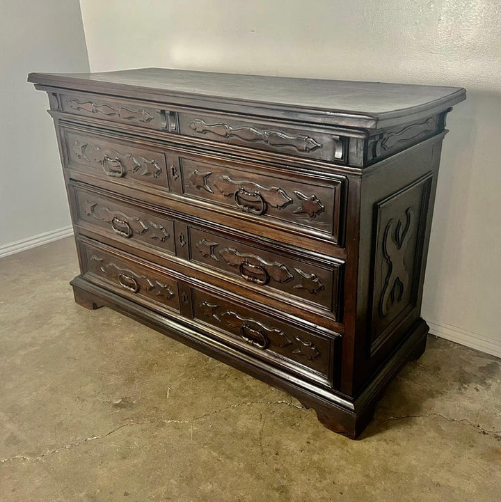 19th C. Italian Walnut Chest of Drawers