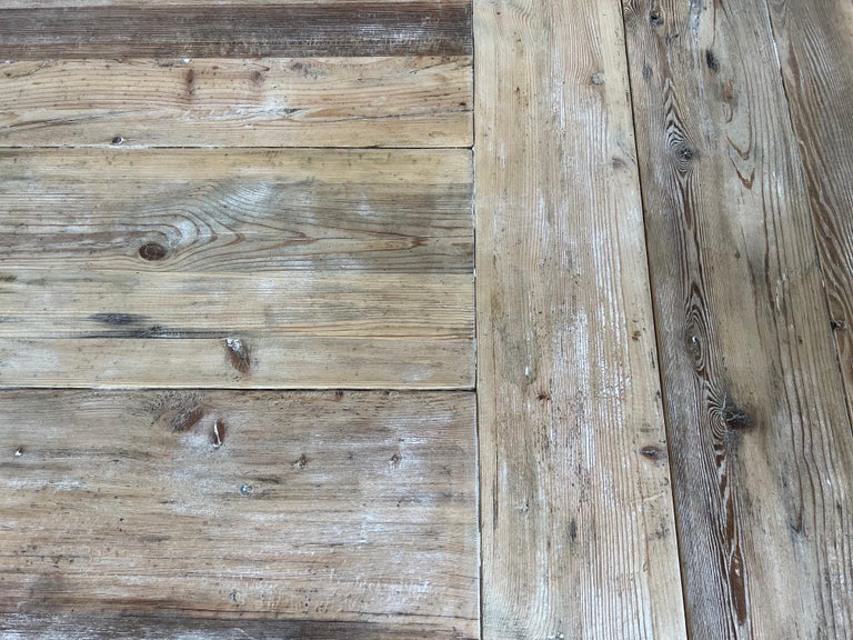 19th. C. Italian Tuscan Style Bleached Walnut Dining Table w/ Leaves