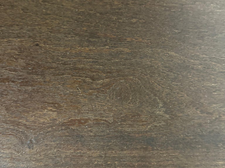 Grand French Louis XVI–Style Oval Dining Table with Gilt Pierced Apron