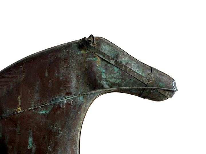 American Copper and Brass Sulky Driver Weather Vane