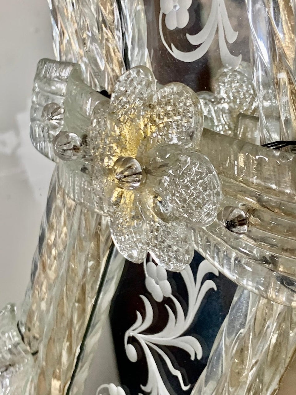 Italian Venetian Mirror, circa 1930s