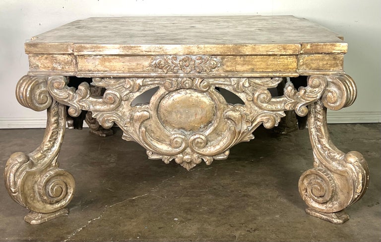 Custom Monumental Baroque Style Coffee Table by MLA