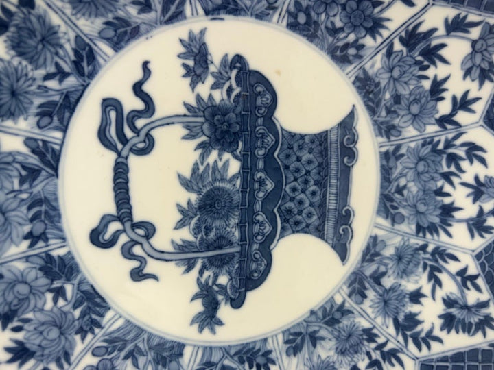 19th Century Chinese Export Blue and White Platter