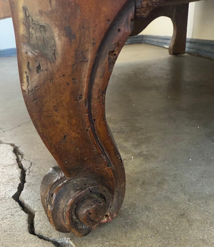 18th Century French Louis XV Provincial Buffet in Solid Walnut