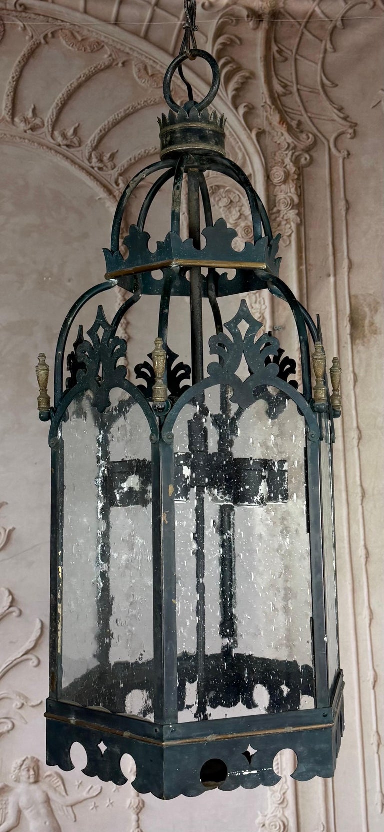 French Gothic Revival Lantern Pendant