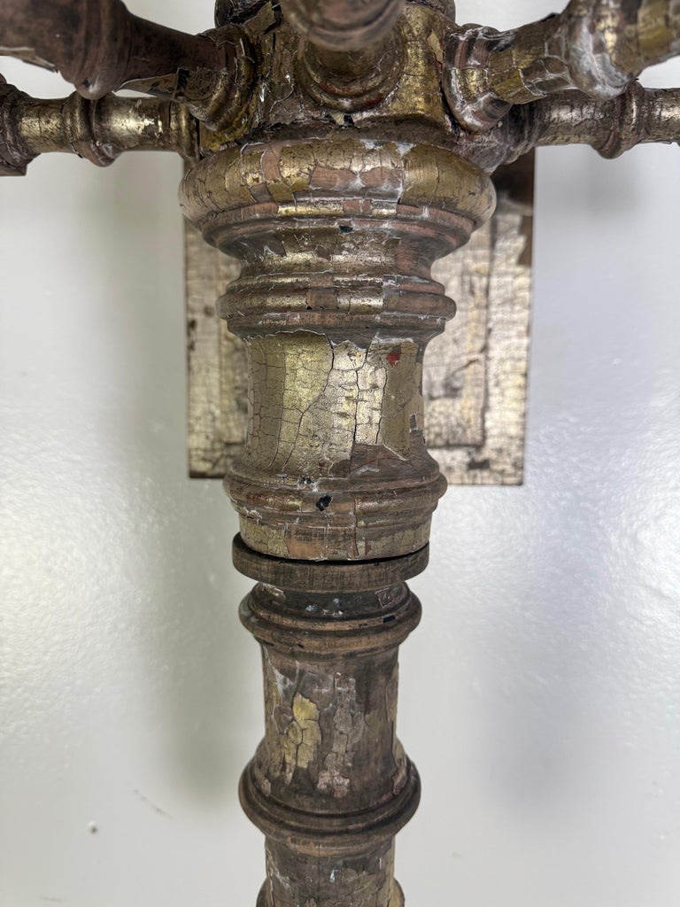 Pair of 19th C. Italian 5-Light Sconces