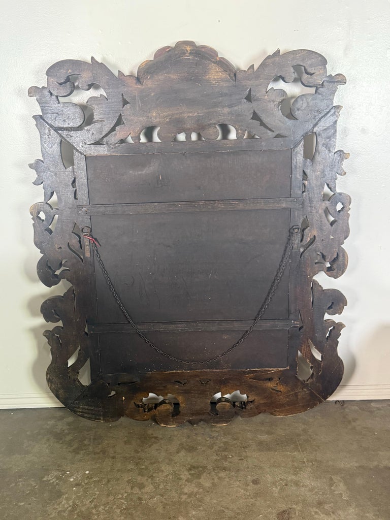 Antique Italian Wall Mirror, Vintage Elegance from the 20th Century