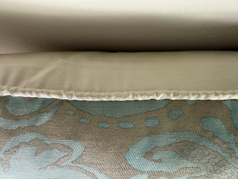 Pair of Aquamarine Fortuny Pillows
