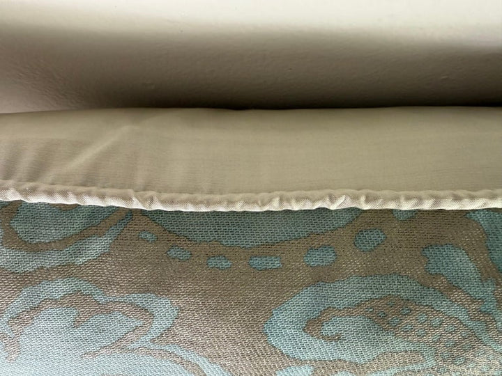 Pair of Aquamarine Fortuny Pillows