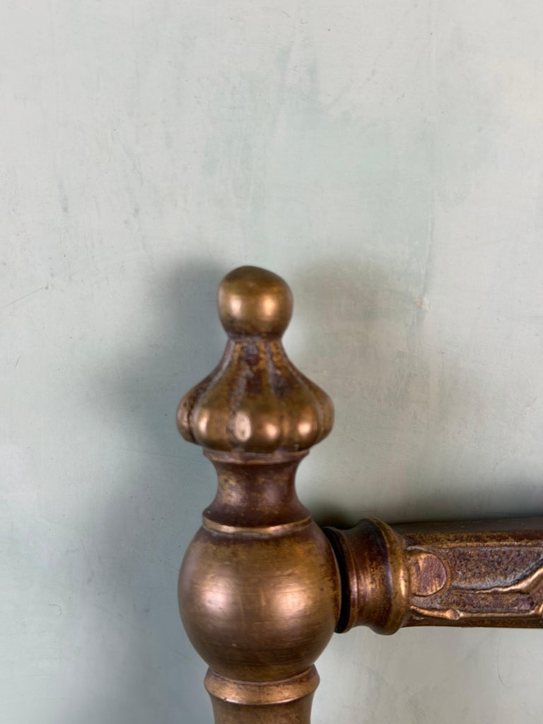 Pair of Monumental Cast Bronze Neoclassical Door Pull Handles