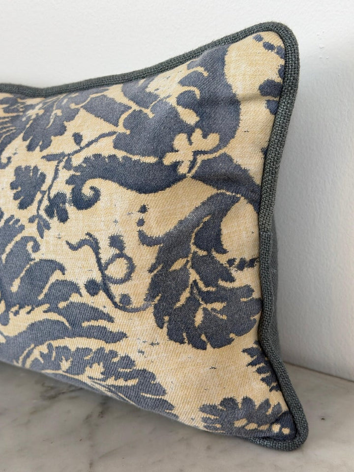 Custom Fortuny Lumbar Pillows by Melissa Levinson, Linen &amp; Cotton, USA