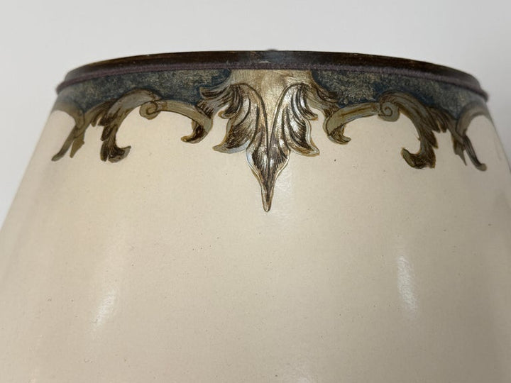 Pair of Italian Baroque Barley Twist Table Lamps - Silvered and Giltwood