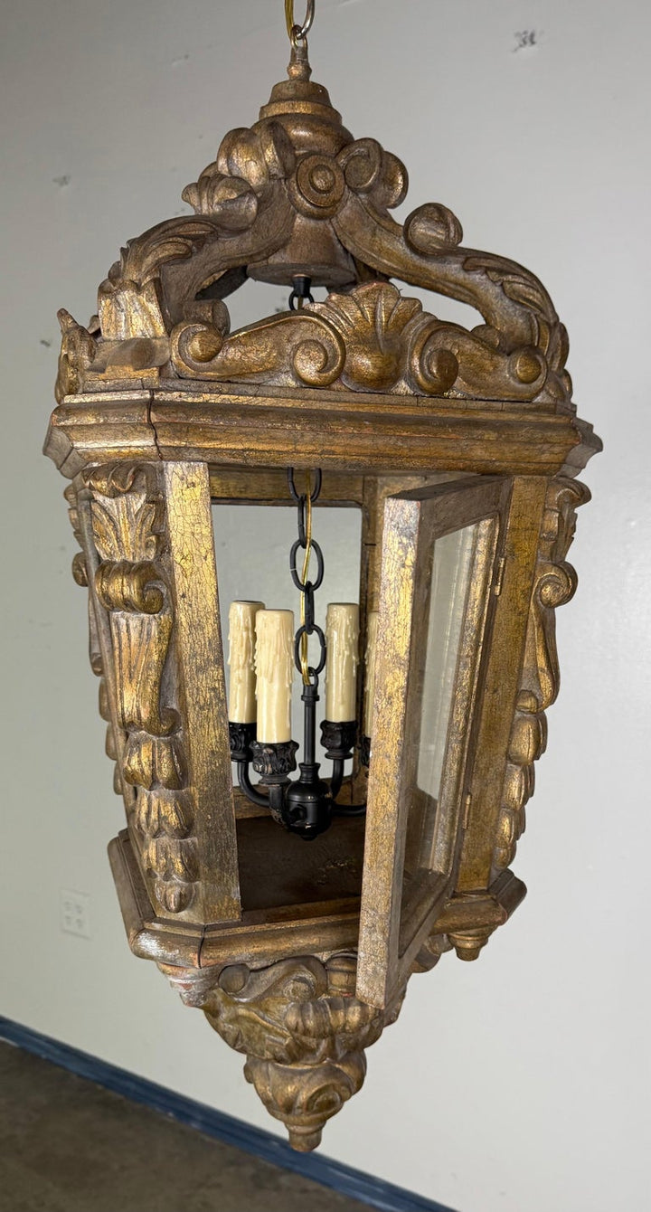 Northern Italian Giltwood Lantern