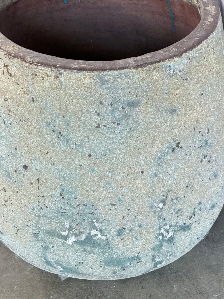 Pair of Monumental 20th Century Terra Cotta Garden Urns