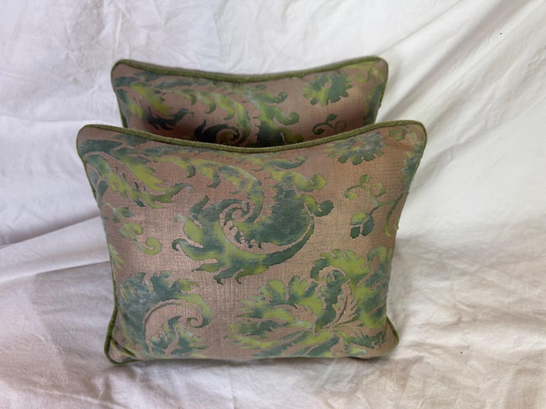 Pair of Fortuny Textile Pillows