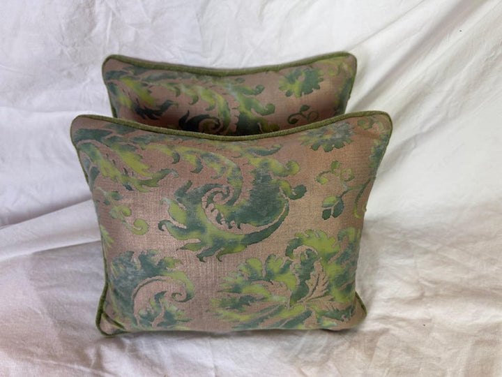 Pair of Fortuny Textile Pillows