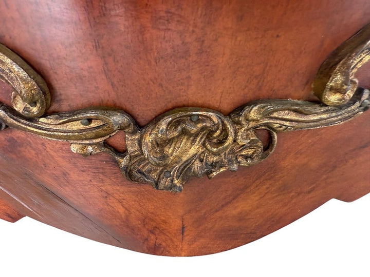Pair of Spanish Bombe Chests with Portuguese Marble Tops