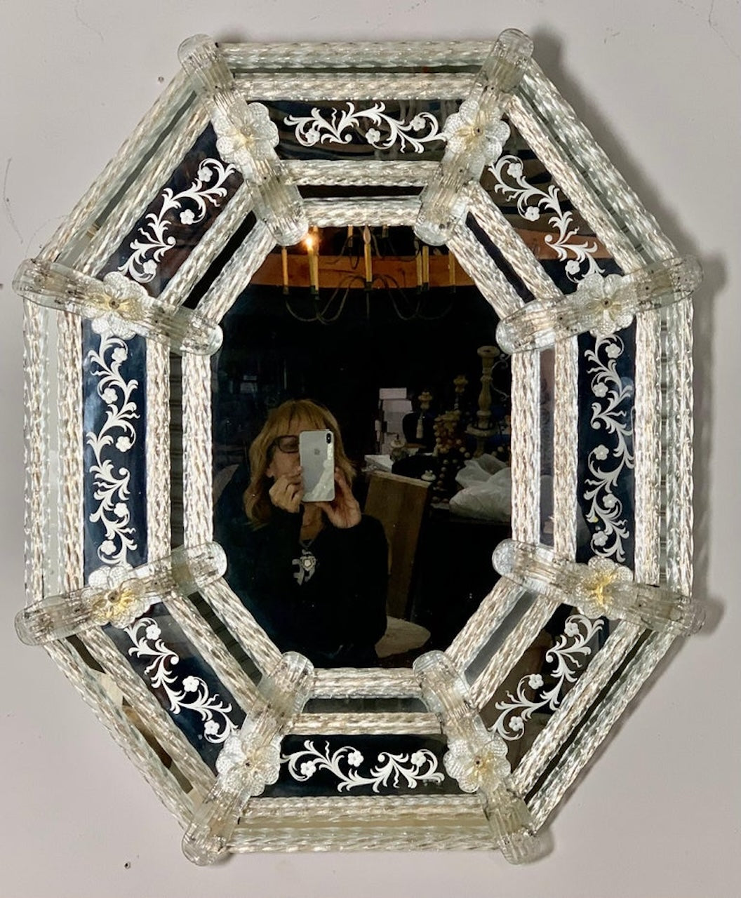 Italian Venetian Mirror, circa 1930s